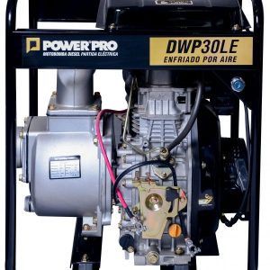 Motobomba aguas limpias 3″ diesel partida eléctrica 6.7 HP POWER PRO